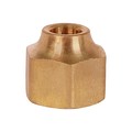 Everflow 5/8" x 1/2" Reducing Short Nut for Flare Pipe Fittings; Forged Brass F41FSR-5812